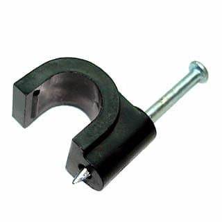 RUND KABELHOLDER 6MM SORT FLOP