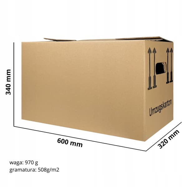 EB flyttlåda 60L 600x320x340mm 10 st