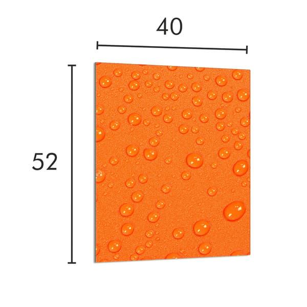 GLAS SKÆREBRÆT 40x52 Drops