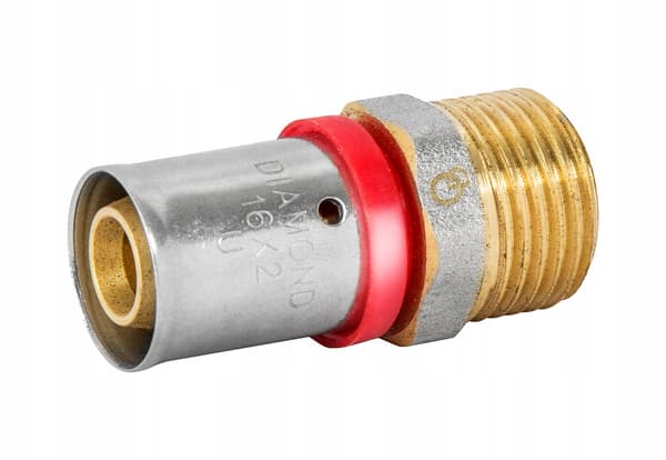 PEX NIPPEL 20X1/2 GZ PRESSET TIL