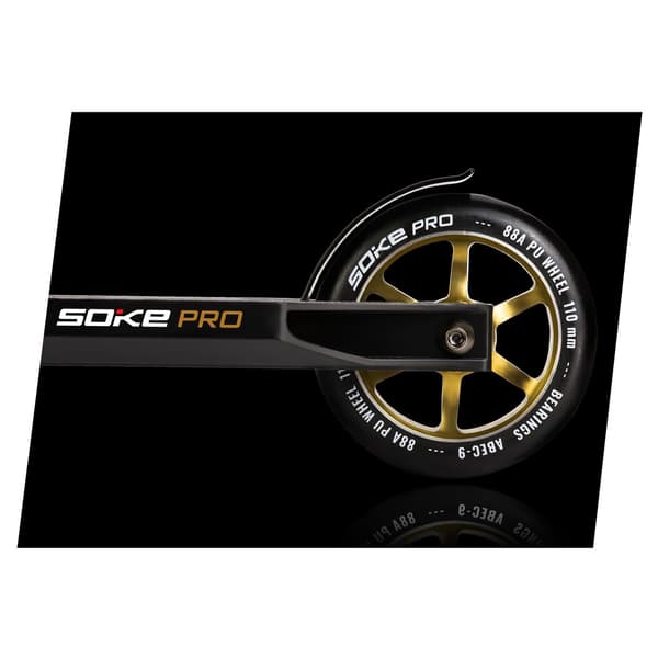 Scooterhjul 110 mm guld 2 stk.