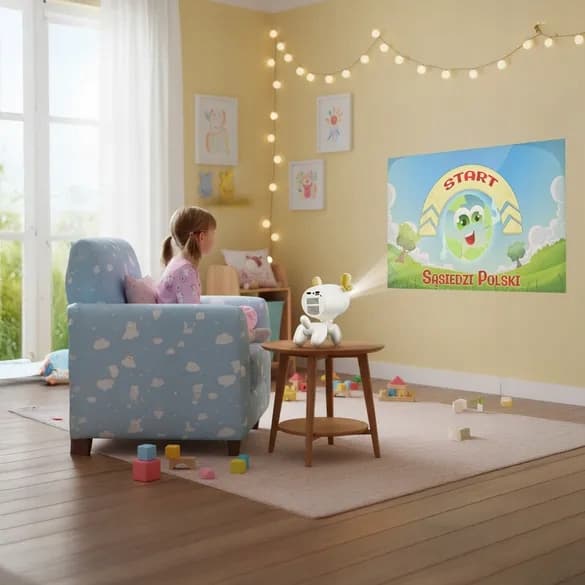 Kiano Alpha Kid Projektor Hvid