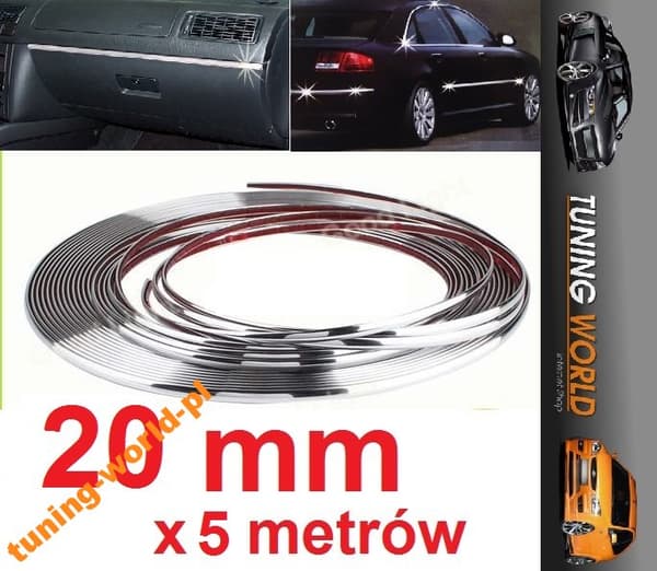 Flexibla kromlistor kromad 14 mm