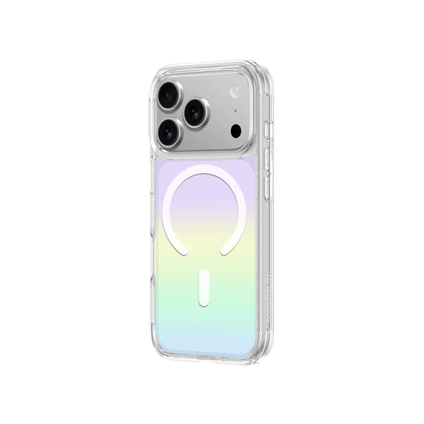 iPhone 17 Pro Max Minimal Mag MagSafe-skal – Regnbåge