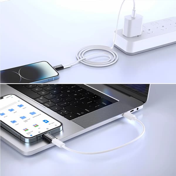 iPhone Lightning till USB-C-adapter – svart