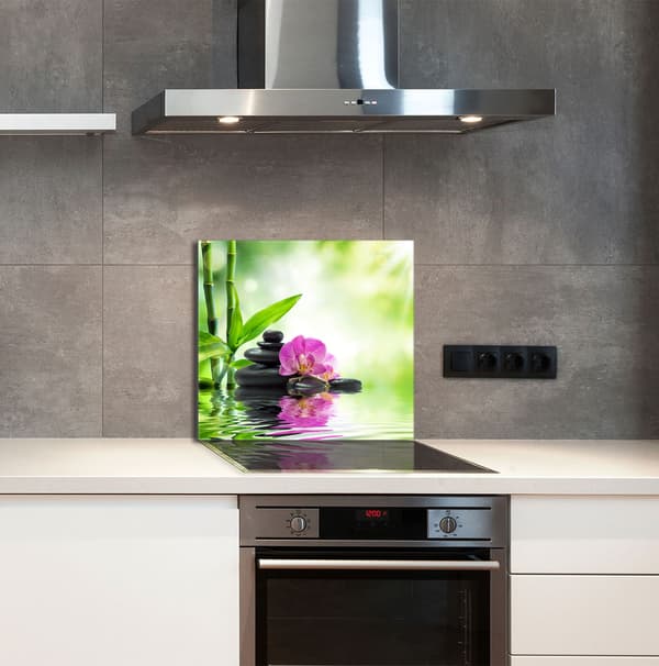 KEITTIÖN LASIPANEELI 65x60 Orchid