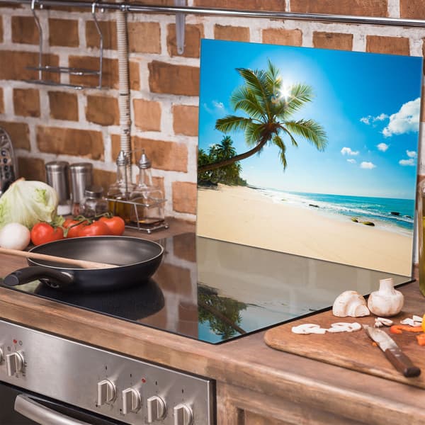 Glasskydd för spishäll 60x52 Beach