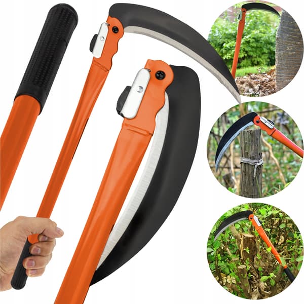 Foldbar håndsegl 40 cm til græs, ukrudt, grene VERGIONIC