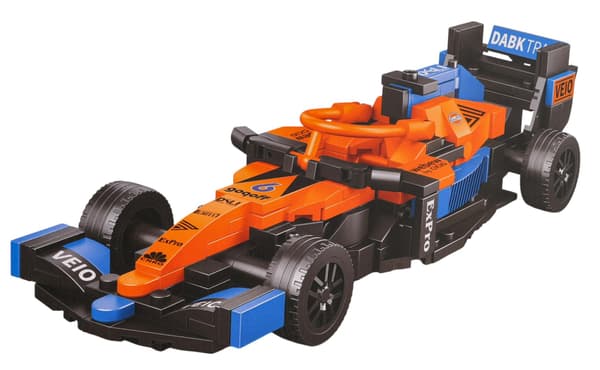 F1 Bilklossset Orange 278 delar.