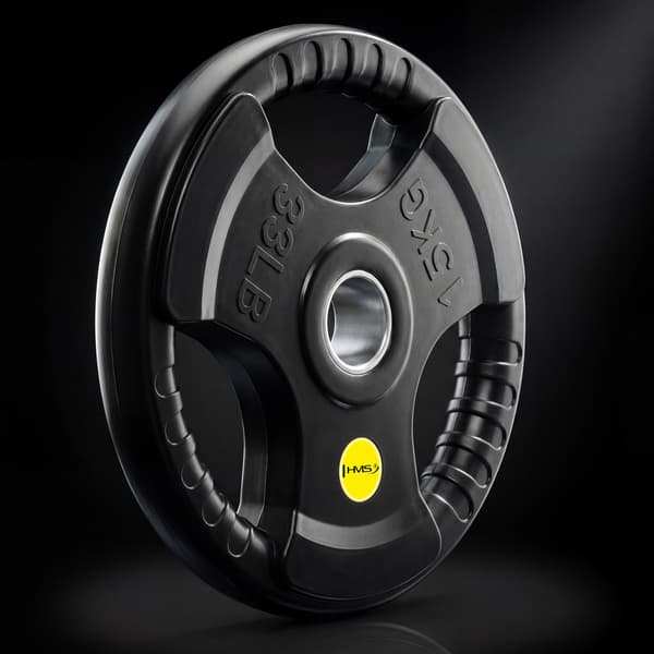 Olympisk gummibelagd viktskiva 15 kg HMS TOK15 PRO