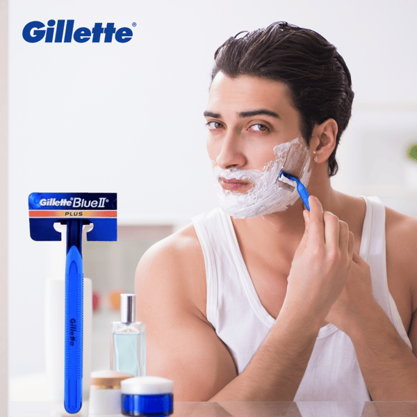 Gillette Blue II Plus engångsrakhyvlar 12 st