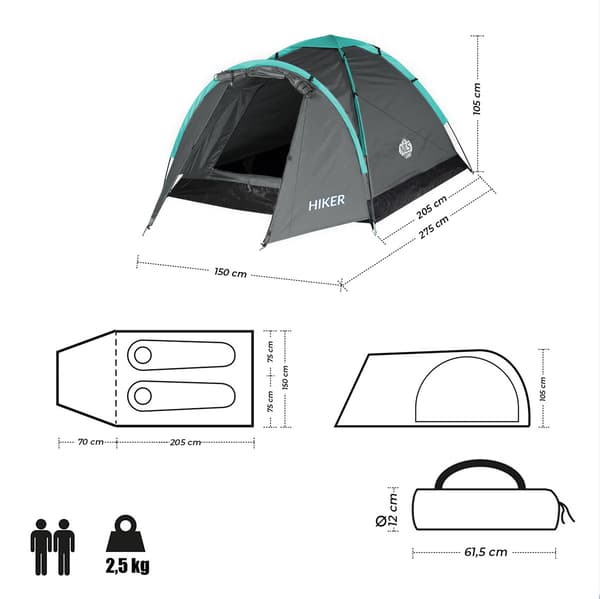 NC6010 HARMAA VAELTAJA NILS CAMP -TELTTA
