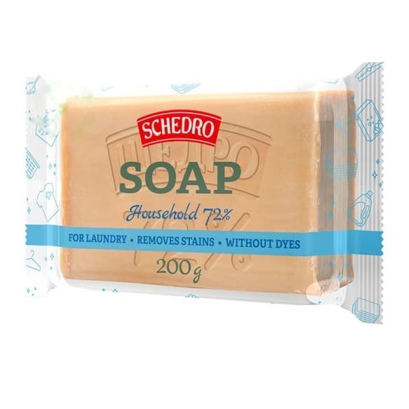 SCHEDRO Harmaa saippua 72% (folio) 200 g