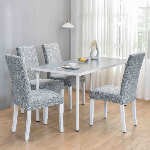 Tuolinpäällinen vaaleanharmaa kuvio