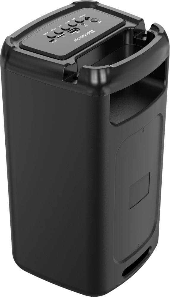 Defender concerto Bluetooth-kaiutin 20W MP3/FM/SD/USB/AUX/TWS/LED/MIC karaoke musta + mikrofoni