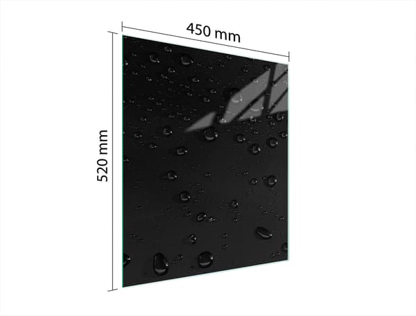 GLAS SKÆREBRÆT 45x52 DROPS