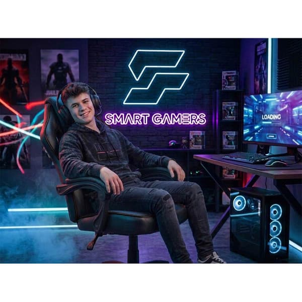 Master Sofotel snurrstol för spel, bucket gamerstol