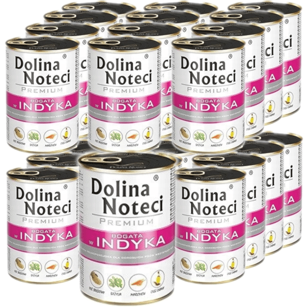 Dolina Noteci Premium våtfoder för hundar KALKON Burk 24x400g