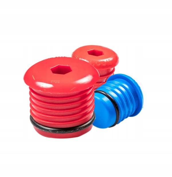 PEX TRYK-LÆKAGETESTHÆTTE 32 mm RØD