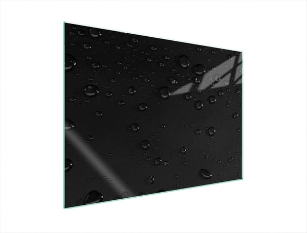 GLASSKYDDSPLÅT FÖR SPIS 70x52 DROPS