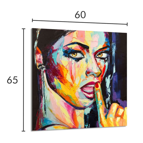 KEITTIÖN LASIPANEELI 60x65 Naisille