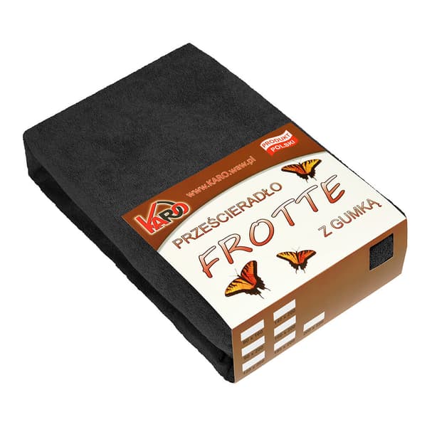 Frottélagen 80x200 sort 044 KARO