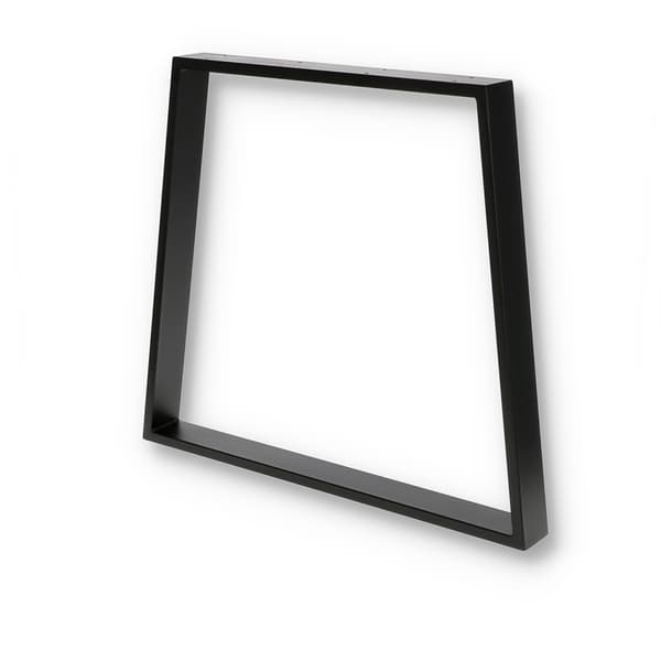 TRAPETSFORMIGT ben 80x71 cm SVART