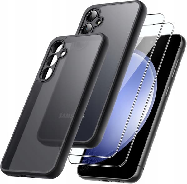 MATSORT ARMOR-ETUI TIL SAMSUNG S25 + 2x GLAS