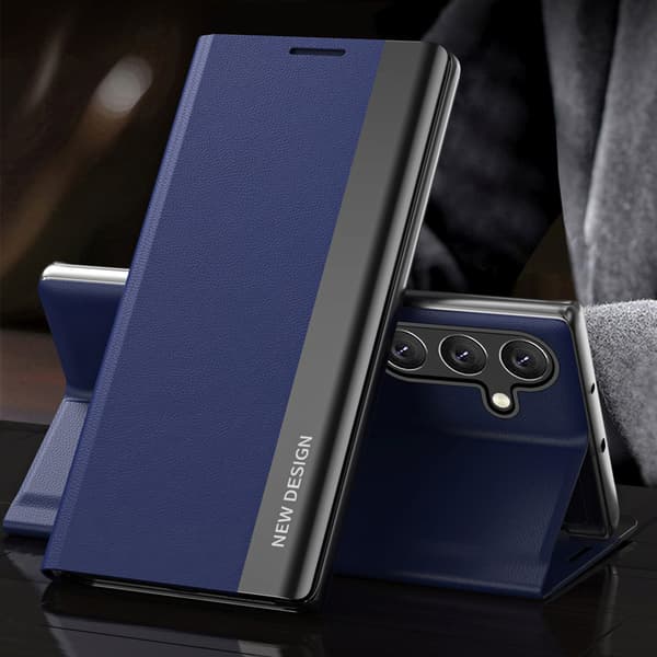 Samsung Galaxy S24 FE Sleep Case Pro Flipfodral med Stativ - Blå