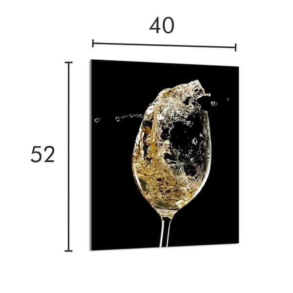 GLAS SKÆREBRÆT 40x52 Vin