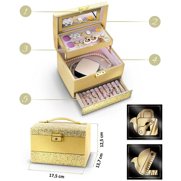 Smyckeskrin MS-705 Massido - guld