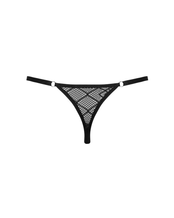 Obsessive Sexy Svarta Herr Mesh Thong SL