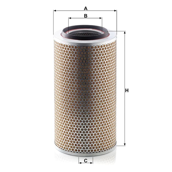Luftfilter 103mm 8mm Mann-filter 162000190701
