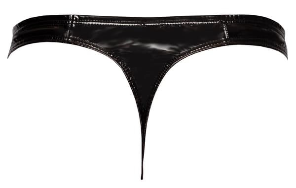 Black Level miesten mustat kiiltävät stringit L