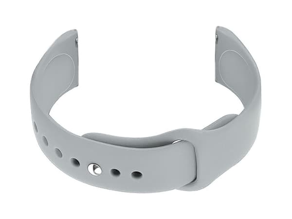 Gummiband för U21 klocka 20mm - grå