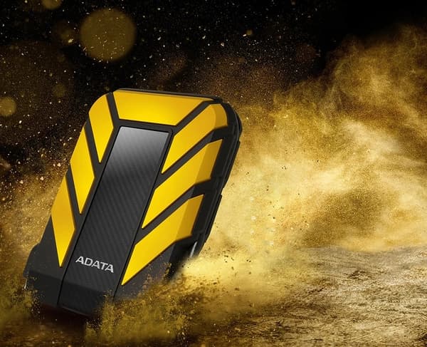 ADATA HD710 1TB 2,5" USB 3.1 Extern Hårddisk Gul