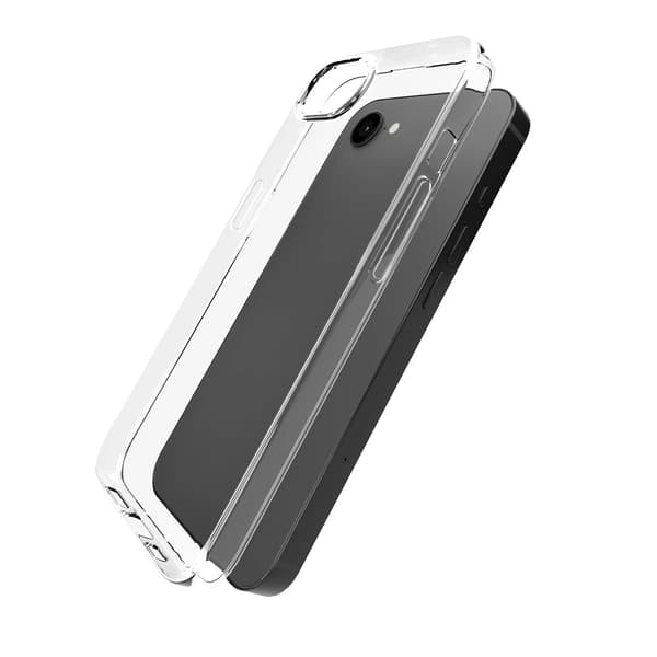 Silikonskal till iPhone 16 - transparent