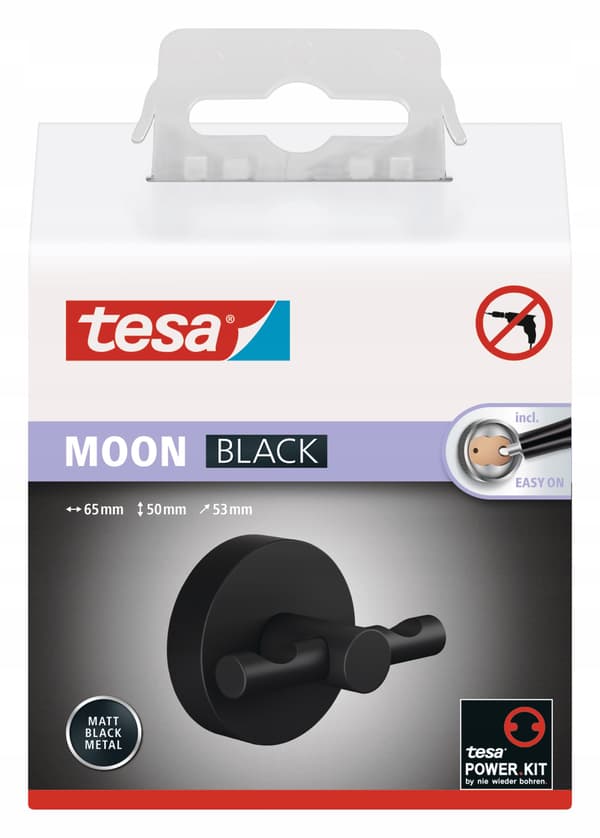 tesa Moon badekåbeophæng sort