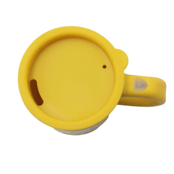 Termokop med selvrørende kaffe/te, gul, 350 ml
