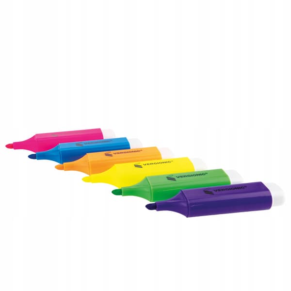 SKOLEKONTOR HIGHLIGHTER 6 PASTELFARVER