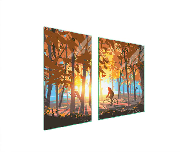 GLASTALLA OCH SKÄRBRÄDA 100x52 FOREST