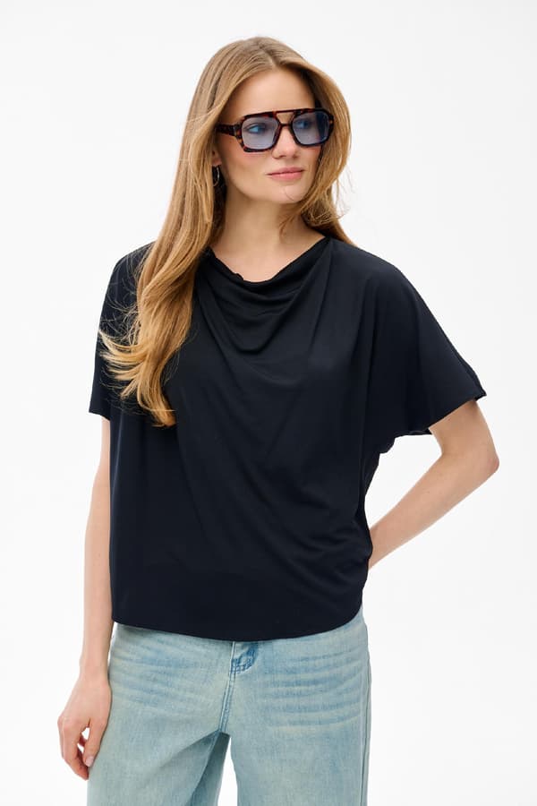 Binni Sort Damebluse 44/46