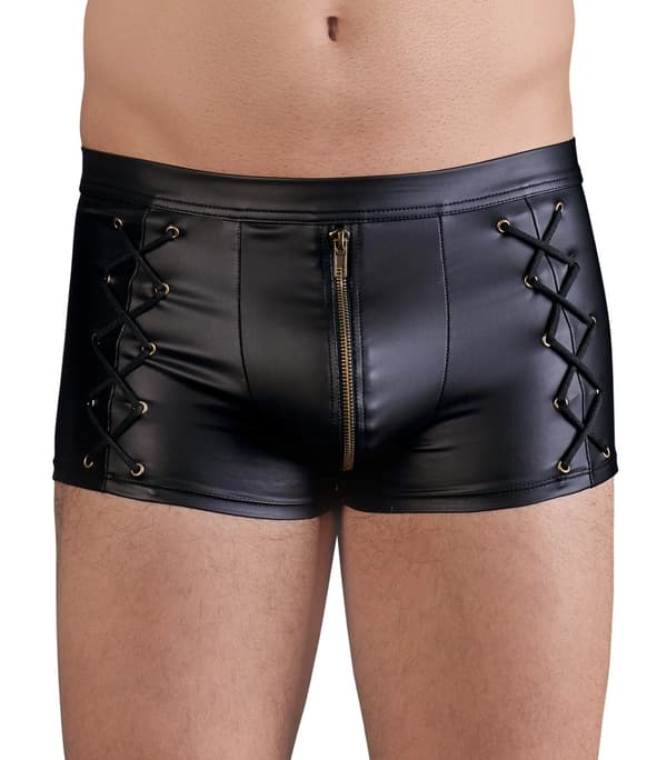 NEK Sorte herreshorts med snørebånd, L