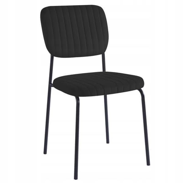 MINIMALISTISK SORT MODERNE FLØJLSVATTET LOFTSTOL