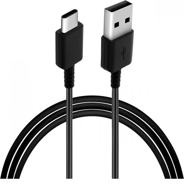 Samsung USB-A - USB-C kabel 0,8m - sort