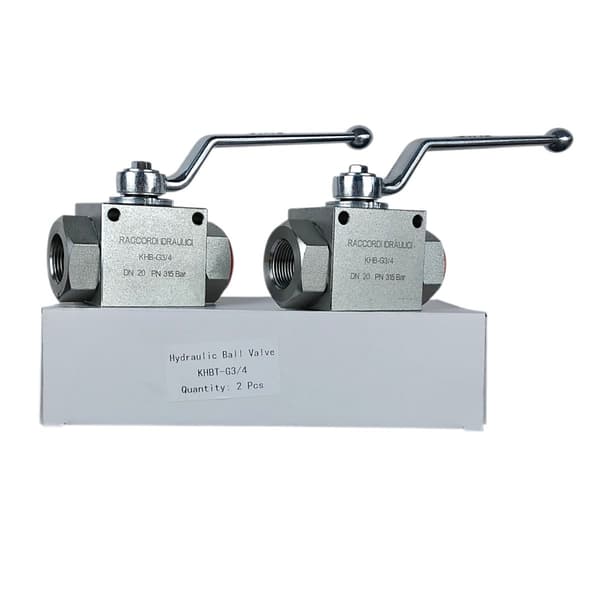 Tvåvägs kulventil BKH BSP DN20 3/4" 500bar