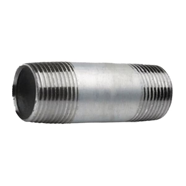 Rörnippel 2" tum 180mm galvaniserad
