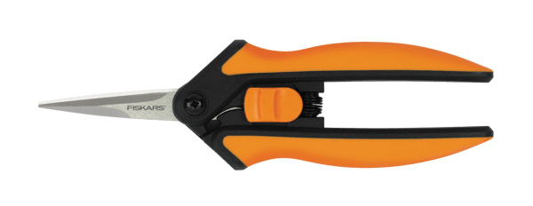 Fiskars Solid -puutarhasakset, käsikäyttöiset kukkasakset jousella