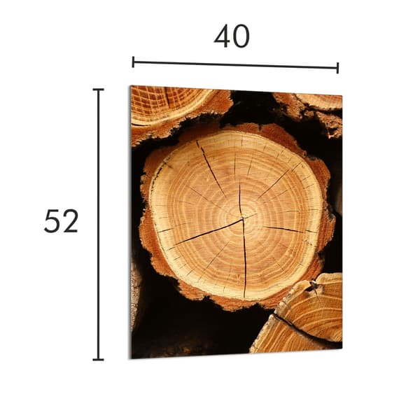 GLAS SKÆREBRÆT 40x52 Træ