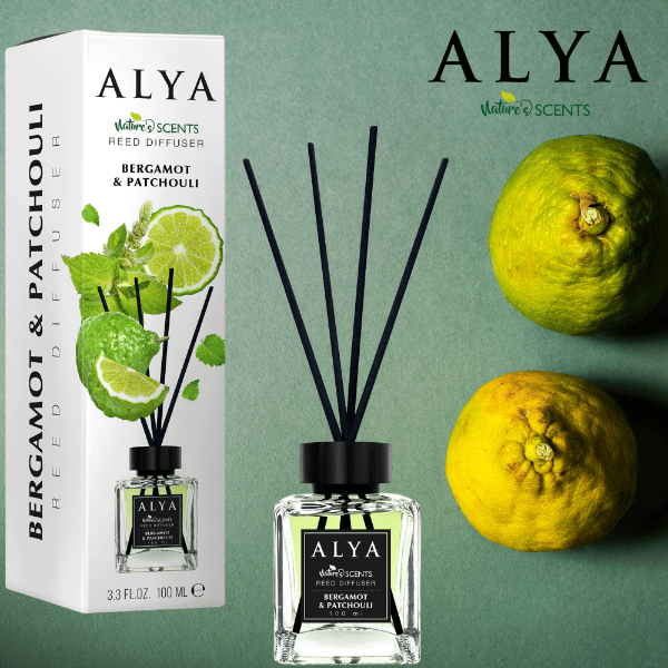 Alya Bergamott & Patchouli Doftpinnar 100ml